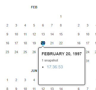 kalendarz zrzut strony archiwum internetu